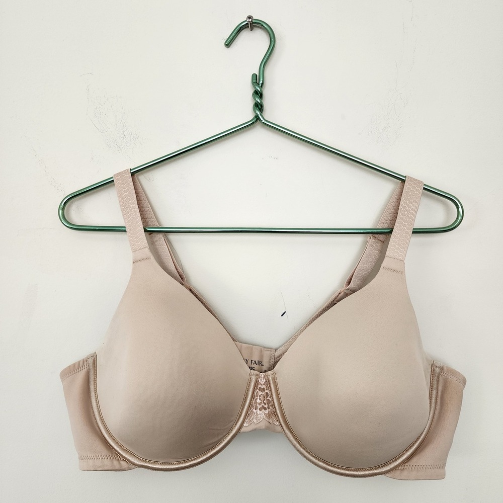 ⭐️ Vanity Fair Beauty Back Full Figure Underwire Bra 42C Nude Smooth Support